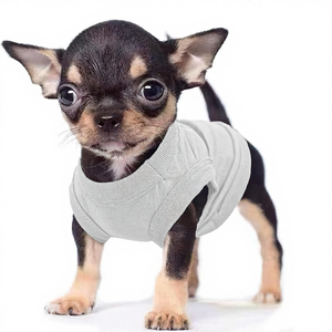 Magliette Traspiranti in Cotone Kevafurn per <span class=keywords><strong>Cani</strong></span> e Gatti, Tinta Unita Estiva alla Moda, Lavabili in Lavatrice, per <span class=keywords><strong>Cani</strong></span> <span class=keywords><strong>di</strong></span> Piccola Taglia - Product Image 1