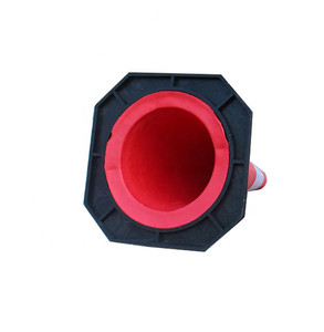 Groothandel 50Cm Eva Snelweg Flexibele Veiligheidsverkeerswaarschuwing Reflecterende Wegbarrière Anti-Botsing Kegel - Product Image 3