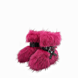 Midtube Klinknagel Laarzen Frituren Overdreven Riemen Snowboots - Product Image 5