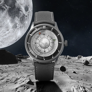 Reloj Deportivo de Lujo con Correa de Cuero Vacuno Genuino de Primera Calidad, Cristal de Zafiro Cuadrado, Manecillas de Acero Inoxidable 316 y Mecanismo Mecánico - Product Image 5