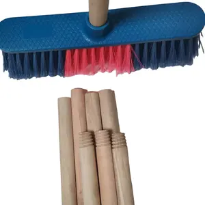 Escovas Fabricante Baixo Preço Enxada Alças De Madeira Vassoura Mop Stick Punho De Madeira