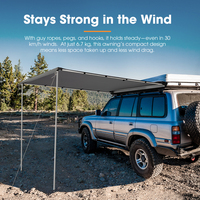 Tente de camping tout-terrain double couche SAN HIMA 4x4, équipement de camping en plein air, auvent latéral pour voiture, familiale, en promotion