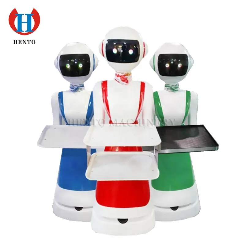 Intelligent Food Serving Robot Humanoid / Restaurant Robot / Food Delivery Robot Restaurant