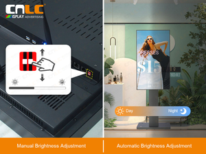 Giyim Mağazası İç Mekan 86 inç LCD Vitrin Monitörü Yüksek Parlaklıklı Ekran Yeni Gelenler ve İndirim Promosyonları için - Product Image 5