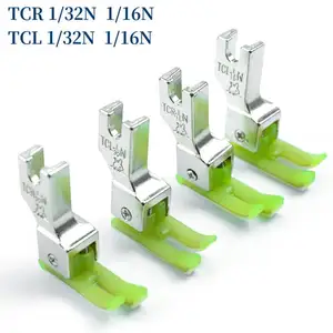 TCR TCL RIGHT And Left Plastic Compensating Presser Foot For Industrial 1 Needle Lockstitch Sewing Machine 1/16 1/32 Inch