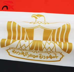 <span class=keywords><strong>Drapeau</strong></span> <span class=keywords><strong>Égyptien</strong></span> Personnalisé en Gros 3x5 Pieds en Polyester avec Œillets en Laiton - Product Image 3