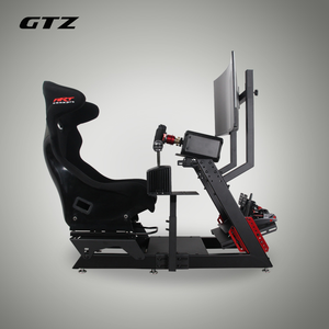 Asiento de Simulación Logitech G25 G27 <span class=keywords><strong>G29</strong></span> G920 para <span class=keywords><strong>PS4</strong></span> PS5, <span class=keywords><strong>Simulador</strong></span> de Carreras de Coches y Camiones, Cabina de Conducción ARTcockpit - Product Image 3