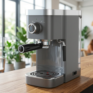 15Bar Semi Automatic <b>Espresso</b> Coffee Machine With Steam Wand Milk Frother Household Latte Cappuccino Maker - Product Image 1