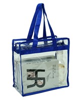 Sac à main en PVC transparent, taille et logo personnalisables, respectueux de l'environnement, grande capacité, résistant à l'eau, sac de voyage pour la plage et la natation