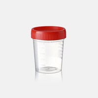 Recipiente de Orina Desechable para Muestras de Orina al por Mayor, Recipiente de Orina con Tapa de Rosca para Diferentes Tipos de Recolección de Muestras, Recipiente de Plástico Estéril para Heces