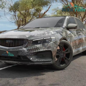 <span class=keywords><strong>Film</strong></span> vinyle personnalisé pour <span class=keywords><strong>capot</strong></span> de voiture, catalogue de couleurs, autocollants motif serpent Teal, graffiti, <span class=keywords><strong>carbone</strong></span>, orange, bleu, <span class=keywords><strong>film</strong></span> vinyle brillant pour carrosserie - Product Image 1