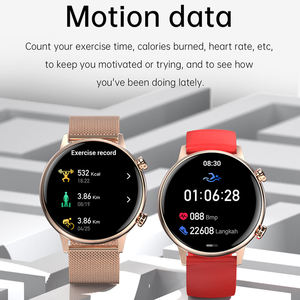 Montre connectée pour femme HK39, NFC, étanche IP67, suivi de la forme physique, oxygène sanguin, écran AMOLED, fonction boussole pour iOS et Android - Product Image 5