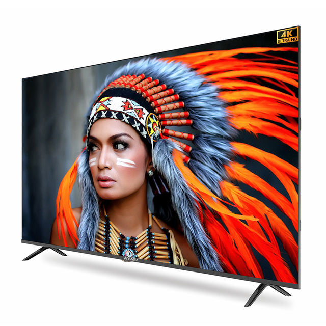 KUAI Factory OEM Big TV LED LCD UHD Smart TV 50 55 65 Inch Television 4k Smart Tv 65 Inch