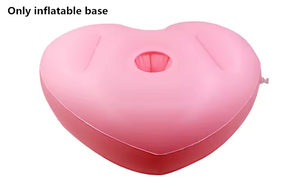 Coussin gonflable en forme de cœur, utilisable comme siège pour dildo, masturbateur féminin, facile à ranger et à nettoyer, mobilier sexuel, <span class=keywords><strong>jouet</strong></span> pour adultes 3P - Product Image 2