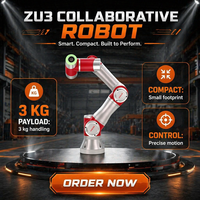 Robot Colaborativo Inteligente JAKA Zu3 de 6 Ejes y 3 kg de Carga Útil, Brazo Robótico Comercial e Industrial para Automatización de Fábrica