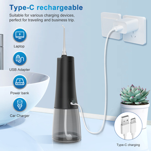 Prodotti di vendita caldi 2025 impermeabile IPX7 irrigatore orale portatile acqua Flosser Cordless denti più pulito sbiancamento dentale