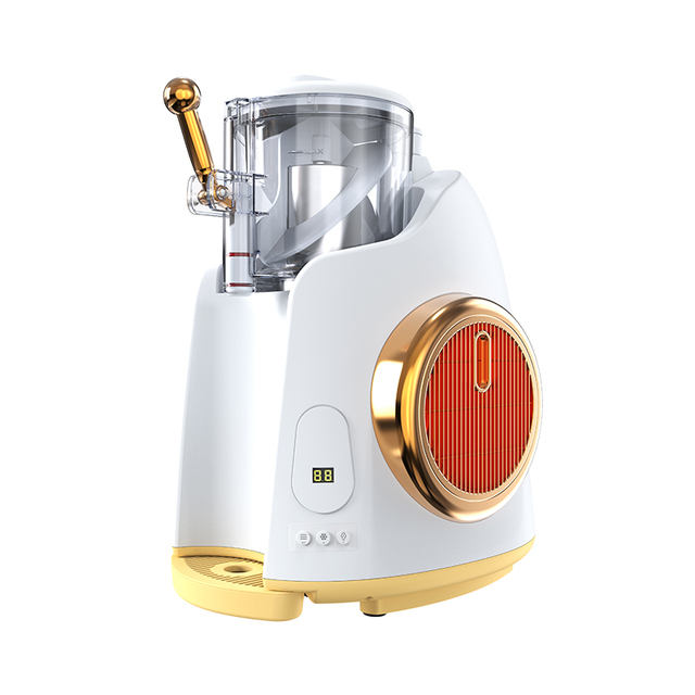 For 1.5 Quart Automatic Ice Cream Maker Home Party Soft Serve Built-in Compressor Syrup Fruit Milk Yogurt Nuts