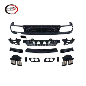 CZJF Kit Carrosserie POUR BENZ <span class=keywords><strong>CLS</strong></span> W257 2018 2019 2020 2021 2022 <span class=keywords><strong>2023</strong></span> 2024 changé AMG5 Bifuser Arrière Avec Tuyaux - Product Image 2