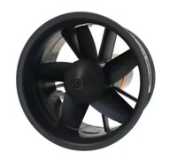 Moteur sans balais à hélices cannelées Waillynice 50 mm EDF 12 pales QF2611 PRO 3300-5000 KV pour avion RC