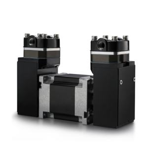 Doppel köpfe 24V elektrische Gleichstrom 8bar Luftpumpen PWM drehzahl verstellbare Gas pumpe bürstenloser Kompressor kleine Schwenk kolben Vakuumpumpe - Product Image 2