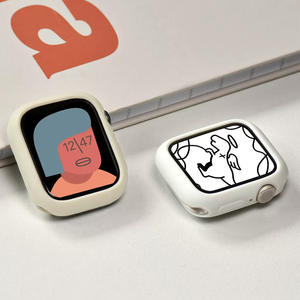 Housse de protection en TPU souple et flexible pour <span class=keywords><strong>Apple</strong></span> <span class=keywords><strong>Watch</strong></span> Ultra 2 9 8 7 6 5 45mm 42mm 46mm 49mm Boîtier de montre mat couleur bonbon - Product Image 2