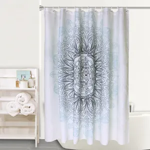 Cortina de baño cortinas de ducha de hotel Precio inferior forro de ducha cortina impermeable de baño