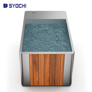 Syochi MEILLEUR Vendeur Baignoire plongeante froide <span class=keywords><strong>en</strong></span> <span class=keywords><strong>bois</strong></span> portable avec revêtement SS #304 pour refroidisseur d'eau pour piscines plongeantes froides avec refroidisseur - Product Image 2