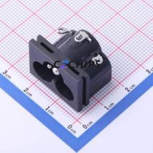 DB-6-4VS2S8(G) AC Power Connector Connector IEC 320-C6 1 3 Panel Mount - Product Image 1