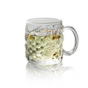Taza de Cerveza de Vidrio Grueso de Gran Capacidad con Asa, Venta al por Mayor de Fábrica, Logotipo Personalizado - Product Image 2