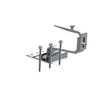 Système de fixation solaire YZ de haute qualité en aluminium AL6005-T5, couleur argent naturel, pour toits à tuiles inclinés, pour montage photovoltaïque résidentiel