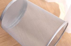 Commercio all'ingrosso nero argento rete metallica bidone della <span class=keywords><strong>spazzatura</strong></span> aperto cesto di stoccaggio per casa ufficio cucina casa ufficio pattumiera <span class=keywords><strong>spazzatura</strong></span> <span class=keywords><strong>spazzatura</strong></span> - Product Image 6