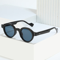 XUEDIAO nouveau élégant vintage petit cadre rond punk lunettes de soleil femmes rétro steampunk écologique lunettes de soleil en gros