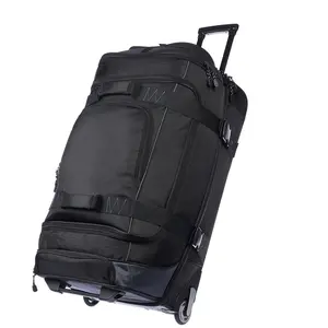 Werkspreis große wasserdichte Reisetaschen mit Rollrädern individuelles Logo bedruckter Gepäckwagen Koffer Koffertasche
