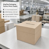 Boîte cadeau beige minimaliste avec couvercle et base noirs, impression personnalisée, rigide, robuste, recyclable, de qualité supérieure, vente en gros, directement de l'usine