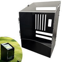 Housse de projecteur de simulateur de golf en métal thermolaqué JH-Mech, robuste, sécurisée, sans tracas, découpes précises, compatible