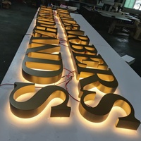 Fabricant d'enseigne de magasin à DEL personnalisée Enseigne extérieure 3D personnalisée avec logo Enseigne commerciale à DEL pour commerce