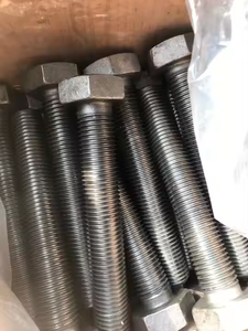 Hot bán 8.8 10.9 12.9 lớp M6 M7 M8 kẽm mạ <span class=keywords><strong>Hex</strong></span> đầu bu lông và đai ốc - Product Image 2