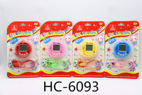 Mini-jeu électronique nostalgique d'élevage d'animaux virtuels, machine portable en forme de porte-clés, jouet classique rétro, rechargeable, en plastique