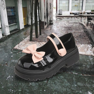 Chaussures Mary Jane pour femmes, style mocassin, à semelle souple, avec nœud décoratif, résistantes à l'usure, pour l'été et l'hiver, vente en gros - Product Image 3