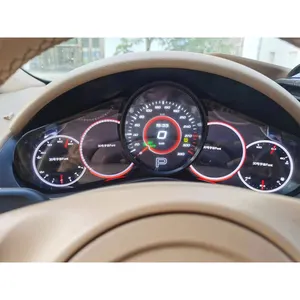 Digital Cluster Cockpit Virtual Para Porsche Cayenne 2010-2017 Car Multimedia Player Painel de Velocidade Medidor de Tela 12.3