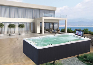 Piscina de masaje acuático de 5 metros, bañera de hidromasaje al aire libre, muebles de jardín - Product Image 2