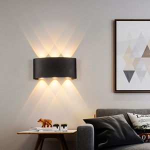 Lámpara de Pared Exterior LED de Aleación de Aluminio 2W-12W Impermeable 3500K Luz Diurna 110-240V para Jardín, Montaje Superficial, Garantía de 10 Años, 20 Grados - Product Image 6
