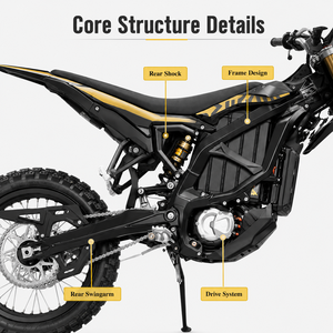 จักรยานไฟฟ้า EU 2026 ultra 24.5kw สีน้ำตาลทะเลทราย รุ่น Ultra Sur Ron 24.5kw Surron Dirtbike |   สินค้าขายดี - Product Image 4