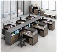 Vente en gros de cloisons de table modernes en forme de L avec un design élégant