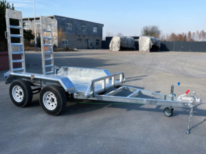 <span class=keywords><strong>Remorque</strong></span> robuste à <span class=keywords><strong>double</strong></span> essieu excavatrice hydraulique galvanisée à chaud - Product Image 5