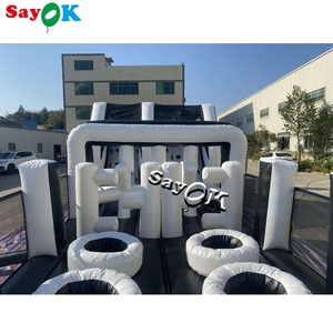 Pista de obstáculos inflable para La jungla para niños y adultos, pista de obstáculos inflable grande de PVC de alta calidad - Product Image 6