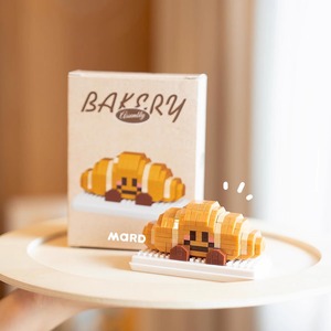 Cabeza de pan de juguete DIY de plástico al por mayor para rollo bloques vascos compatibles con adornos de rompecabezas adorno de rompecabezas de <span class=keywords><strong>Lego</strong></span> - Product Image 3