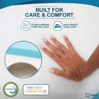 Memory Foam Wedge Pillow zum Schlafen, Acid Reflux & Post-Surgery Support, Mehrzweck-Dreieck kissen für Rücken/Kopf/Knie