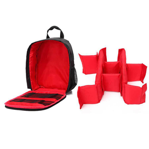 Outdoor Casual Waterproof Photography <b>Backpack</b> Small <b>Camera</b> Bag Nylon Case Wear-Resistant Zipper Closure - Product Image 2