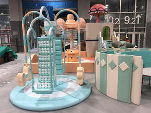 Nuova Giostra Morbida per Bambini da Interno, Giostre <span class=keywords><strong>in</strong></span> Schiuma per Bambini, Attrezzature per Parco Giochi al Coperto, <span class=keywords><strong>Altalena</strong></span> per Bambini per Parco Divertimenti - Product Image 4